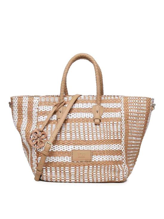 25SS 브이73 토트백 73BS8ZL01STEFANIECUOIOBIANCO Beige