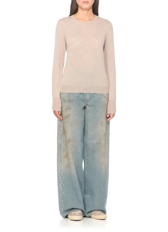 25FW 골든구스 스웨터 GWP00952 P000665 55150 GOLDEN WS Beige - GOLDEN GOOSE