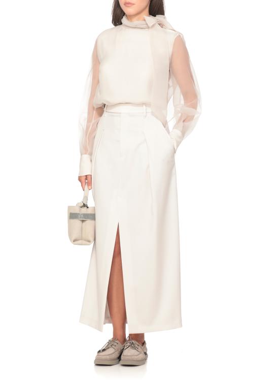 25FW 브루넬로 쿠치넬리 블라우스 MF940ED814 C8553 Ivory - BRUNELLO CUCINELLI