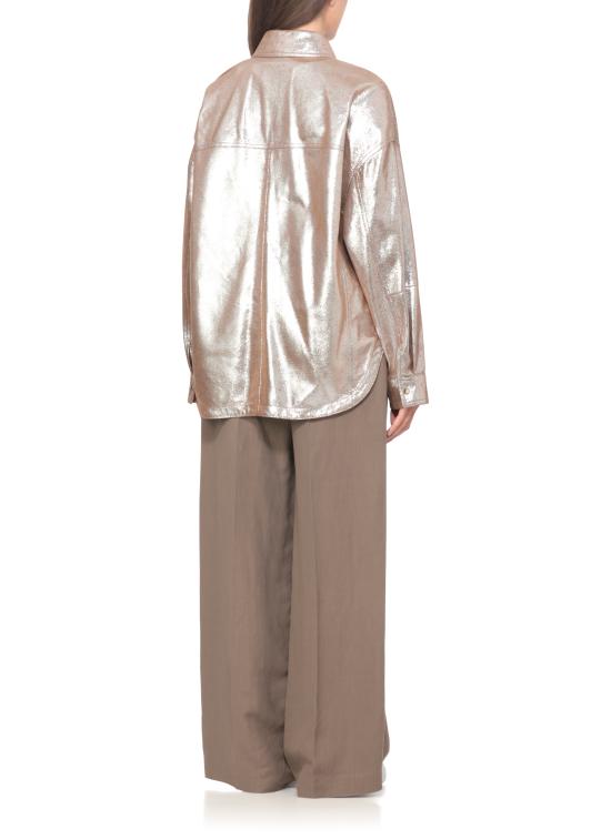 25FW 브루넬로 쿠치넬리 셔츠 MPFOL7867 C9048 Brown - BRUNELLO CUCINELLI