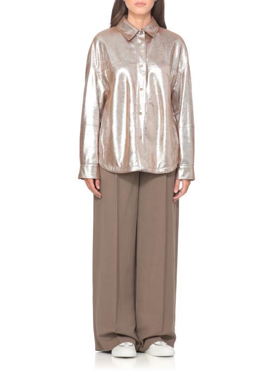 25FW 브루넬로 쿠치넬리 셔츠 MPFOL7867 C9048 Brown - BRUNELLO CUCINELLI