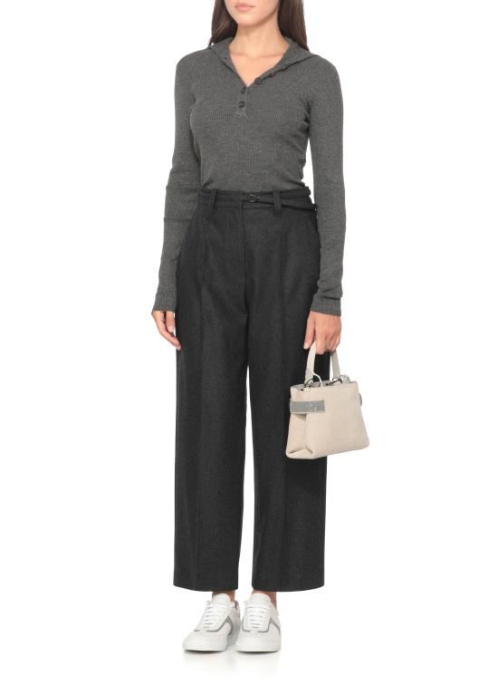 25FW 브루넬로 쿠치넬리 스트레이트 팬츠 M038PP9052 C006 Grey - BRUNELLO CUCINELLI