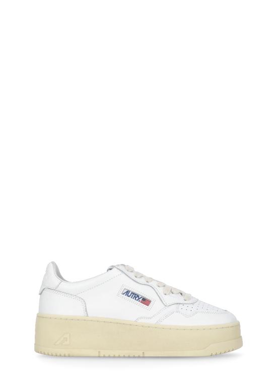 25FW 오트리 MEDALIST 메달리스트 플랫폼 로우 스니커즈 PTLW LL15WHT WHT White