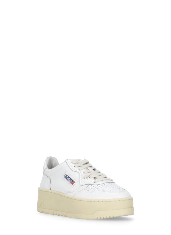 25FW 오트리 MEDALIST 메달리스트 플랫폼 로우 스니커즈 PTLW LL15WHT WHT White - AUTRY