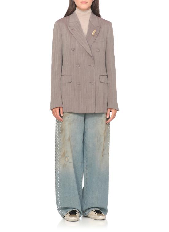 25FW 골든구스 수트 자켓 GWP00829 P002090 40190 JOURNEY Brown - GOLDEN GOOSE