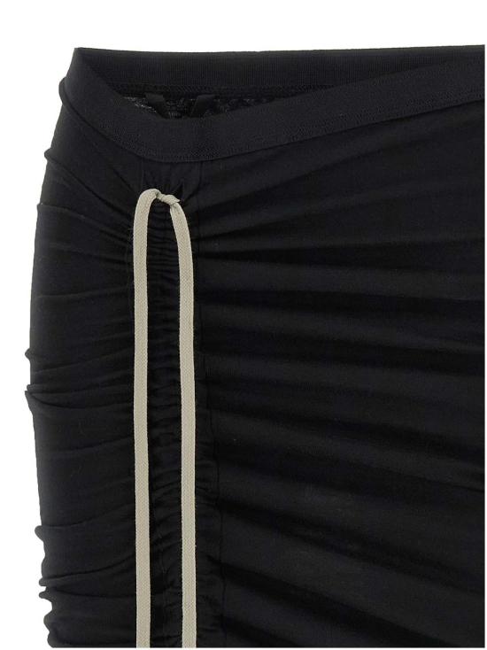  릭 오웬스 롱 스커트 소프트 에드푸  블랙 - RICK OWENS