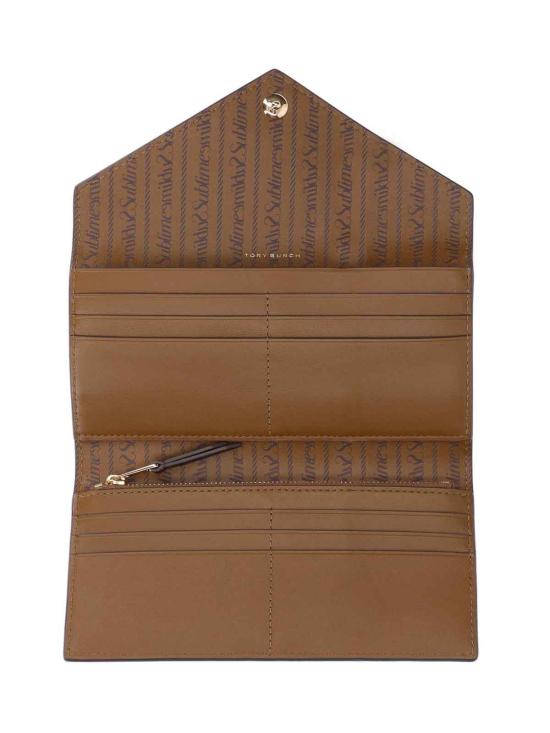 25FW 토리버치 지갑 165025200 Brown - TORY BURCH