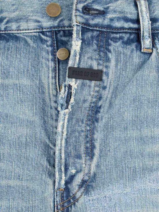  피어오브갓 스트레이트 팬츠 FGE240408DNM409 Blue - FEAR OF GOD