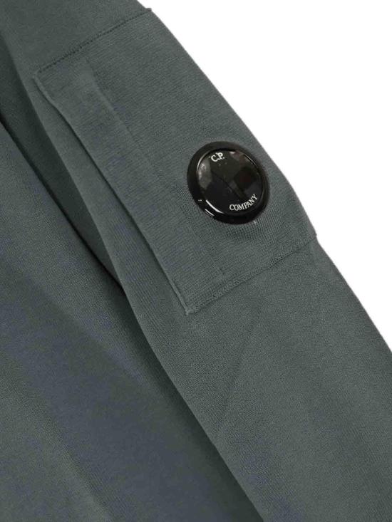 26SS 씨피 컴퍼니 코튼 크레이프 크루넥 렌즈 니트 스웨터 18CMKN086A006323O872 Blue - C.P. COMPANY