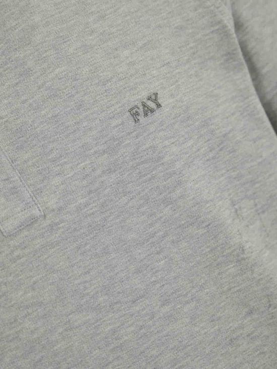 25SS 페이 폴로 티셔츠 NPMB250135STDWB203 Grey - FAY