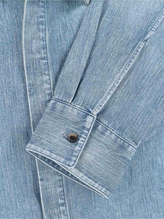  피어오브갓 긴팔 셔츠 FGE2505011DNM436 Blue - FEAR OF GOD