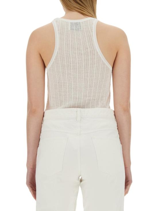  이자벨마랑 민소매 티셔츠 PU0436FA B2L01I20WH White - ISABEL MARANT