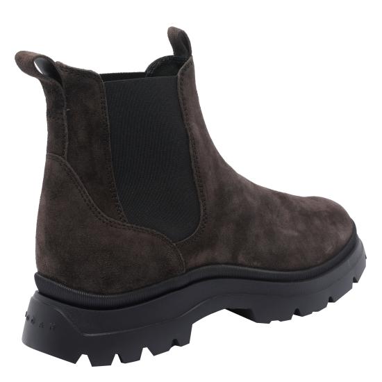 25FW 호간 앱스트랙트 포즈 가디건 HXM6920FT20 BYES808 Brown - HOGAN