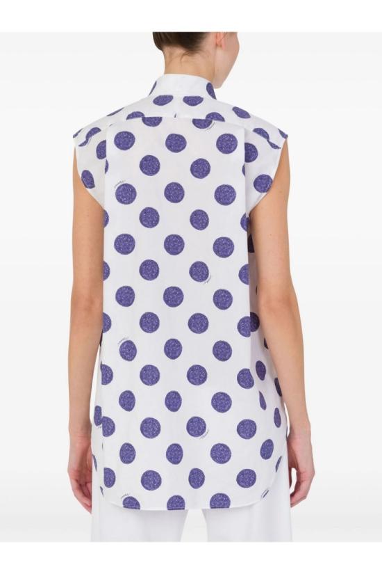 25SS 모스키노 민소매 티셔츠 A0229 04501002 White - MOSCHINO