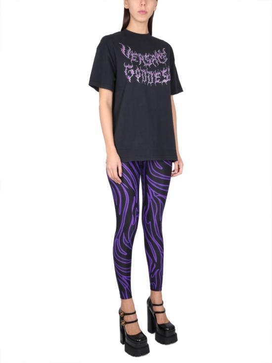  베르사체 반팔 티셔츠 1009548 1A072611B000 Black - VERSACE