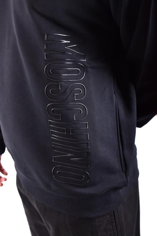 24FW 모스키노 후드 티셔츠 A1715 70281555 Black - MOSCHINO