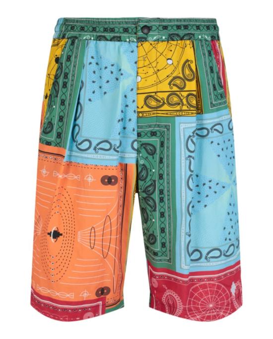  마르셀로 불론 숏팬츠 CMCB074S FAB001 2518 60028 S Multicolor - MARCELO BURLON