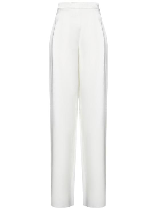 25SS 막스마라 스트레이트 팬츠 2516131023600 White