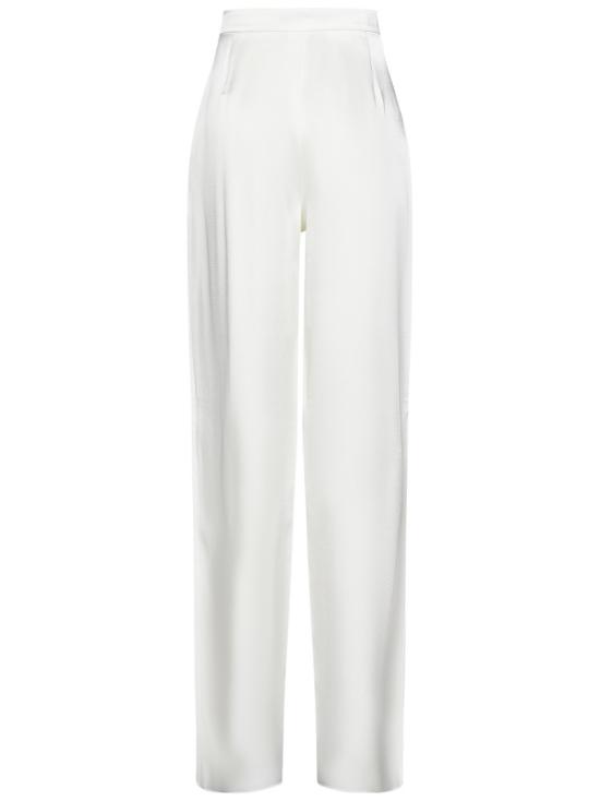 25SS 막스마라 스트레이트 팬츠 2516131023600 White - MAX MARA