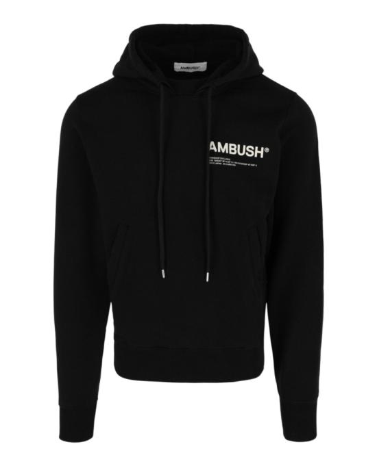  엠부시 후드 티셔츠 BMBB012F FLE001 1003 00002 XS Black
