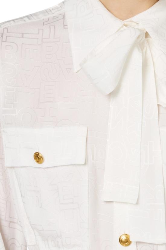  엘리자베타프랜치 긴팔 티셔츠 CA06146E2360 White - ELISABETTA FRANCHI