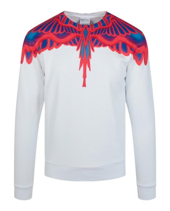  마르셀로 불론 긴팔 티셔츠 CMBA009S FLE002 0125 10002 XXS White