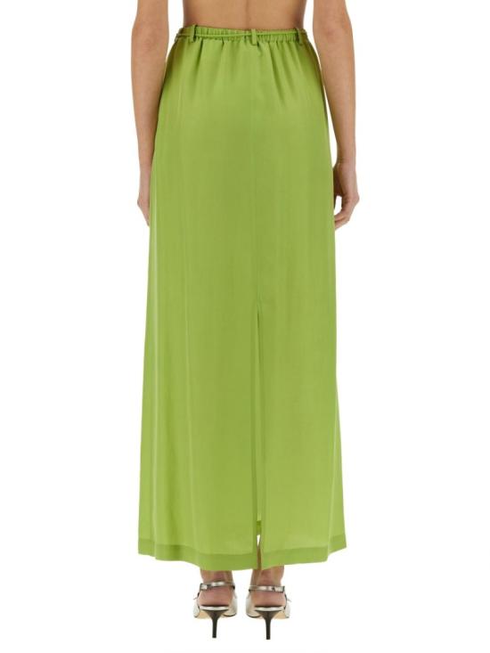 25SS 알리지 롱 스커트 105003 P5042LIME Green - ALYSI