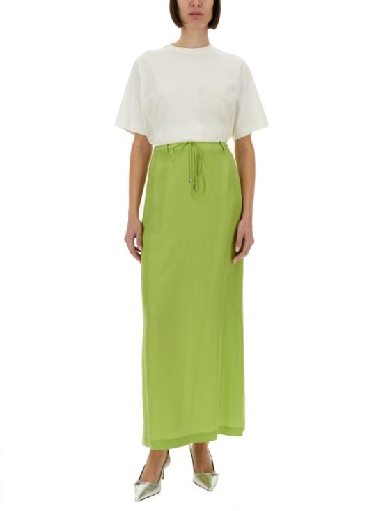 25SS 알리지 롱 스커트 105003 P5042LIME Green - ALYSI
