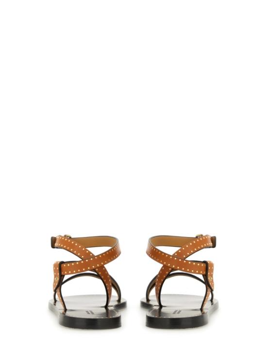 25SS 이자벨마랑 조피 레더 플랫 샌들 SD0228FA C1B05S50HA Brown - ISABEL MARANT