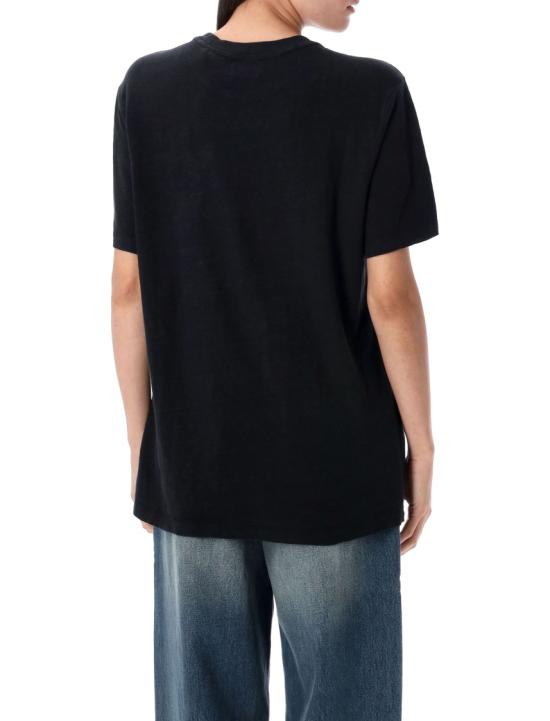 25FW 이자벨마랑에뚜왈 반팔 티셔츠 TS0001FCB1N17E Black - ISABEL MARANT ETOILE