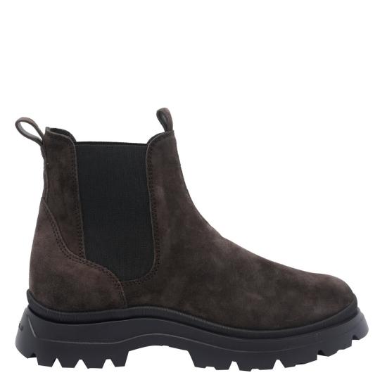 25FW 호간 앱스트랙트 포즈 가디건 HXM6920FT20BYES808 BROWN