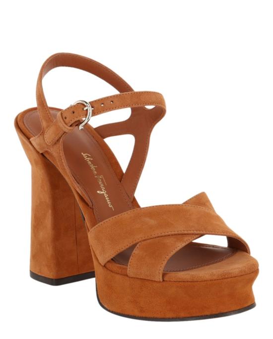  살바토레 페라가모 샌들 01E555 758752 1C 20013 9 Brown - SALVATORE FERRAGAMO