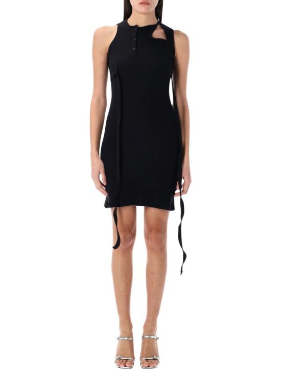 25SS 오토링거 숏 원피스 10450120401 Black