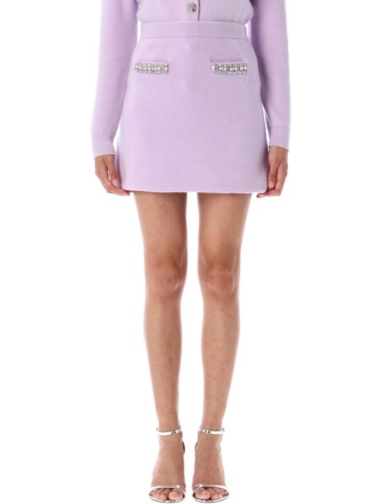 25FW 셀프 포트레이트 숏 스커트 PF25085SKL Purple