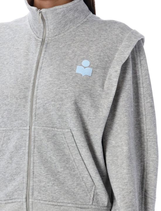 25FW 이자벨마랑에뚜왈 긴팔 티셔츠 SW0159FAA1M07E Grey - ISABEL MARANT ETOILE