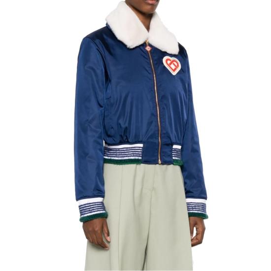  카사블랑카 자켓 WF23JK23801 NAVY Blue - CASABLANCA