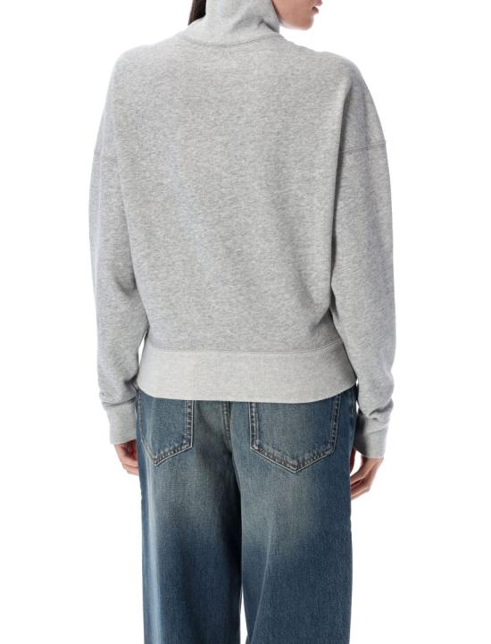 25FW 이자벨마랑에뚜왈 후드 티셔츠 SW0093FAA1M07E Grey - ISABEL MARANT ETOILE