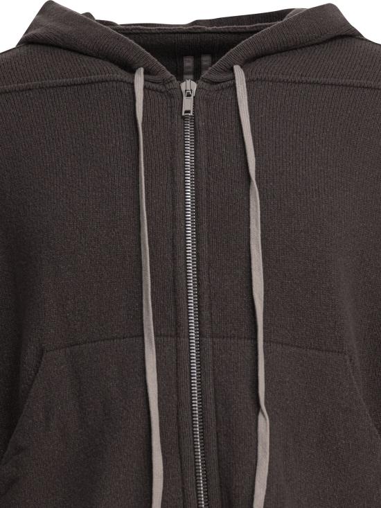 25FW 릭 오웬스 후드 티셔츠 RU02E1614WSBR78 Brown - RICK OWENS