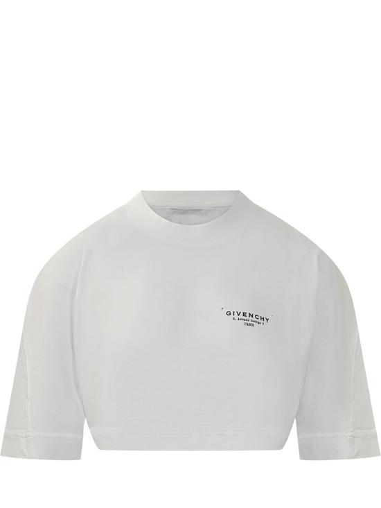 25FW 지방시 반팔 티셔츠 BW70FKP75N 100 WHITE