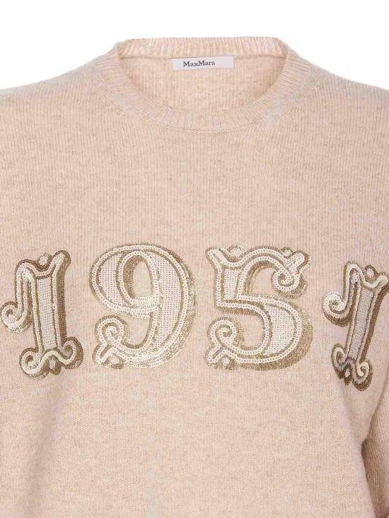  막스마라 긴팔 티셔츠 2421366222600PLATA026 Beige - MAX MARA