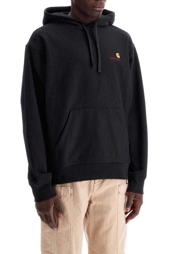 26FW 칼하트 WIP 후드 아메리칸 스크립트 스웨트셔츠 I028279 89XX DOM - CARHARTT WIP