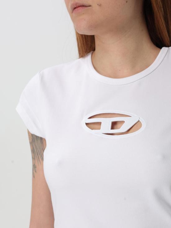 25FW 디젤 숏 원피스 A062700AFAA 100 White - DIESEL