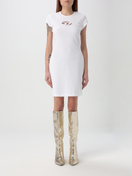 25FW 디젤 숏 원피스 A062700AFAA 100 White