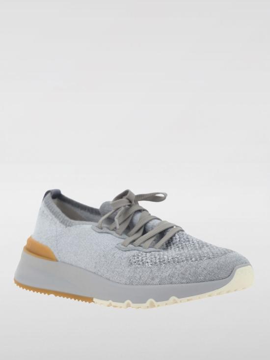 26SS 브루넬로 쿠치넬리 시네 니트 러너 MZUKISO250 CJN33 GREY DOM - BRUNELLO CUCINELLI