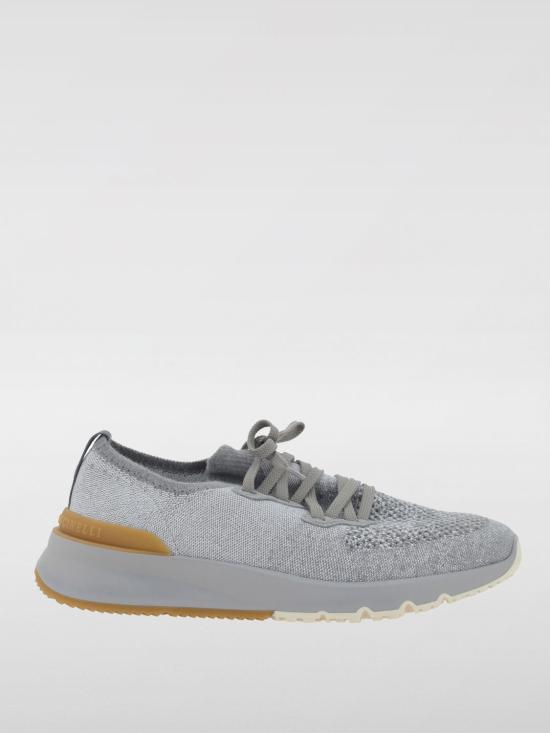 26SS 브루넬로 쿠치넬리 시네 니트 러너 MZUKISO250 CJN33 GREY DOM