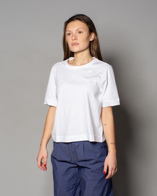 25SS 까웨 반팔 티셔츠 K2148EW 001 BIANCO