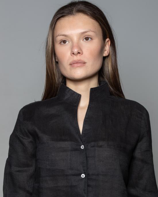 25SS 바구타 셔츠 BROOKE T800 02 NERO - BAGUTTA