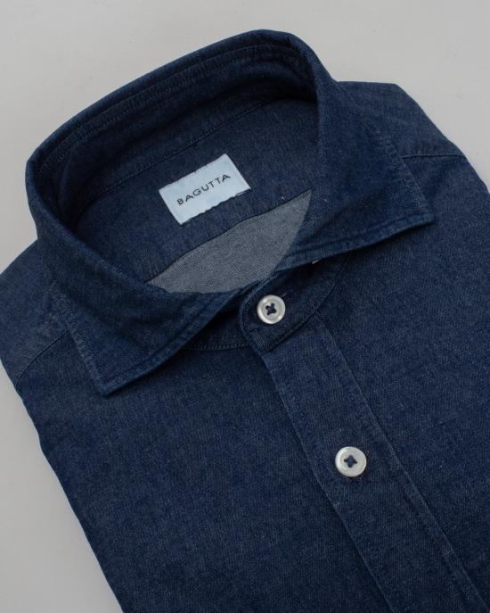 25SS 바구타 긴팔 셔츠 ANDREA T090 01 DENIM - BAGUTTA