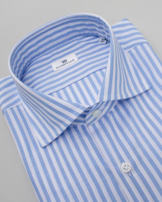 25SS 손리사 긴팔 셔츠 P16B437 H1010 02 BIANCO CELESTE - SONRISA