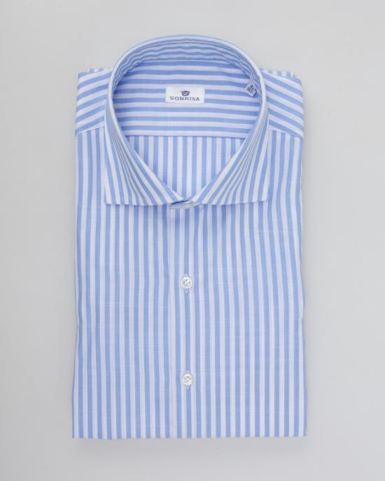 25SS 손리사 긴팔 셔츠 P16B437 H1010 02 BIANCO CELESTE - SONRISA